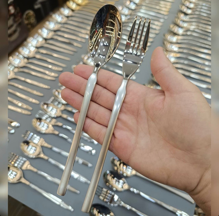 سرویس قاشق چنگال یونیک اصل آلمان 24 نفره 120 پارچه