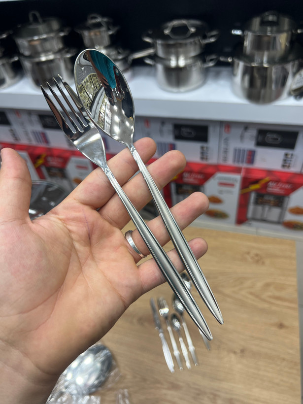 سرویس قاشق چنگال یونیک المان ۲۴ نفره ۱۲۰ پارچه