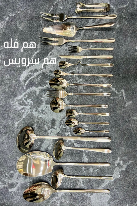 قاشق چنگال فله یونیک المان درجه یک اصلی استیل المانی
